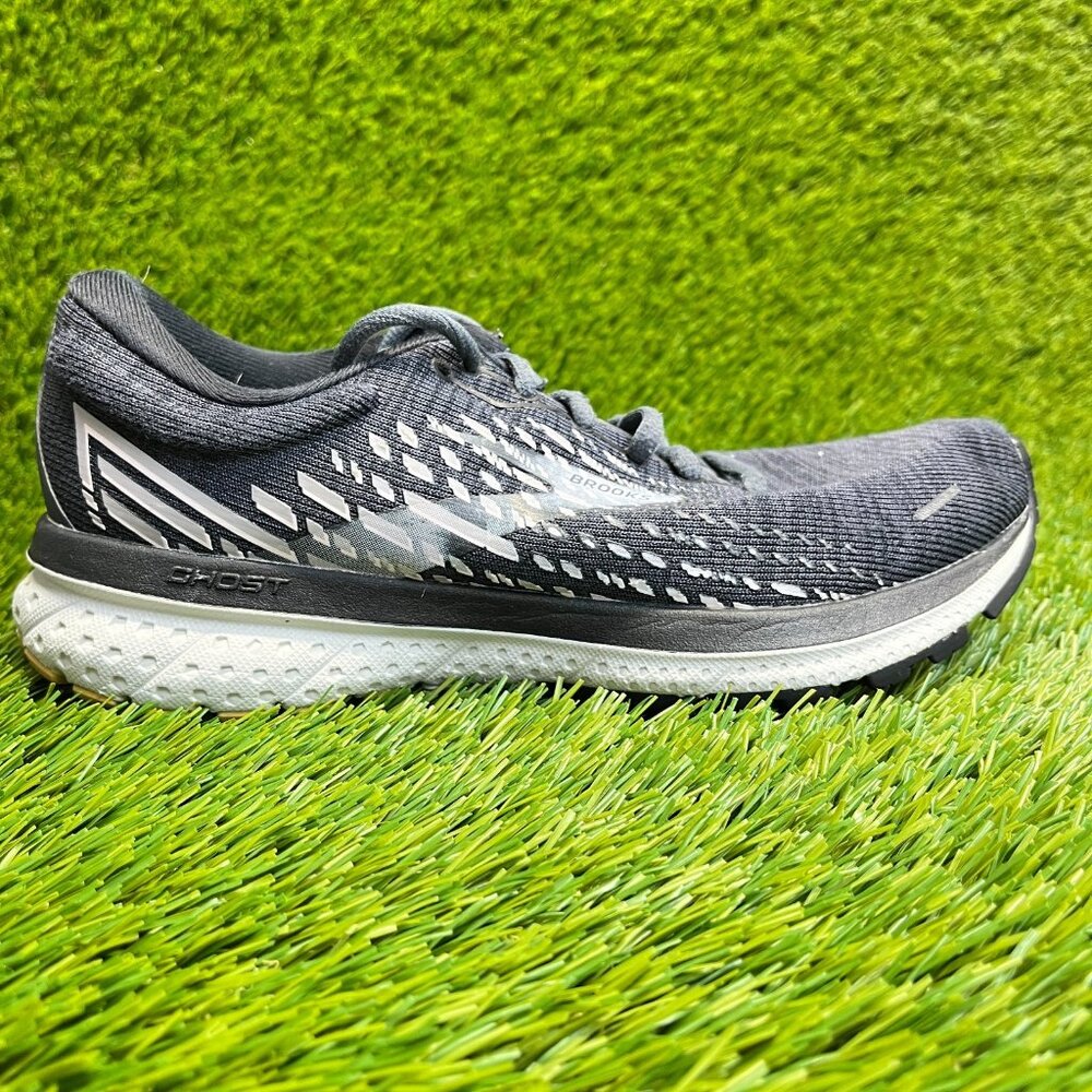 Brooks Ghost 13 Womens Size 8.5 Black Gray White Walking‎ Running Shoes Sneakers